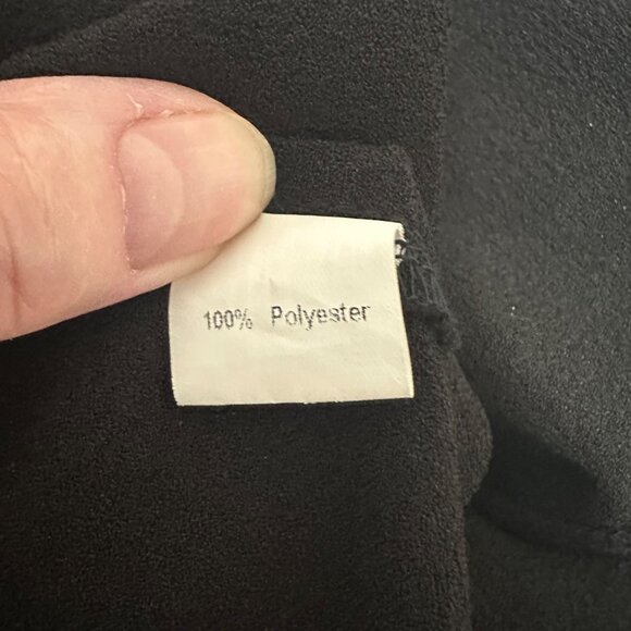 Brigitte Bailey Black Sleeveless A-Line Dress Gold Back Zipper Preppy Old Money - Picture 5 of 8